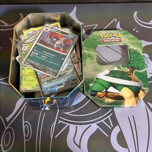 Pokémon Trading Card Tin with Cards